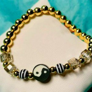 Crystal Yin Yang Magic Bracelet